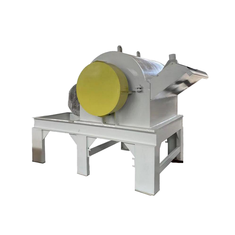 Hammer-impact swing-knife crushing and pulverizing production line